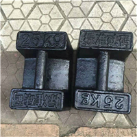 江苏姜堰25kg标准砝码|25kg电梯砝码